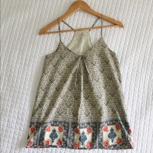 Floral tank. Size small.
